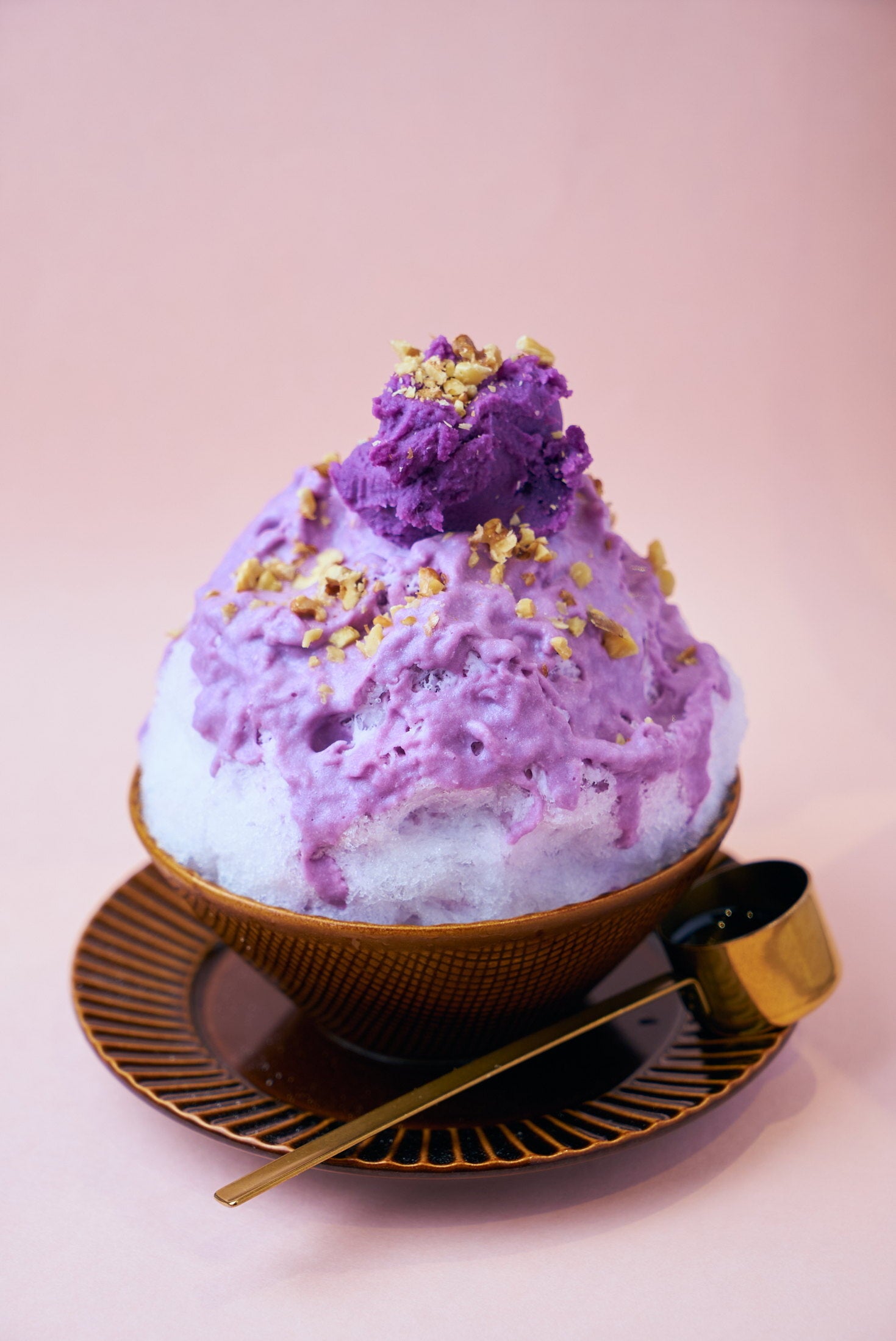 ■紫芋とあずき 和三盆シロップ：¥1,100(税込)