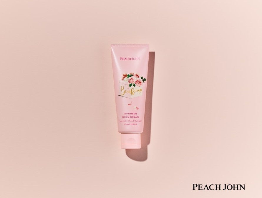 一瞬で恋に落ちる様な、甘く濃密な、至福の香り。PEACH JOHN BEAUTY「ボヌール」シリーズからボディクリームが発売。