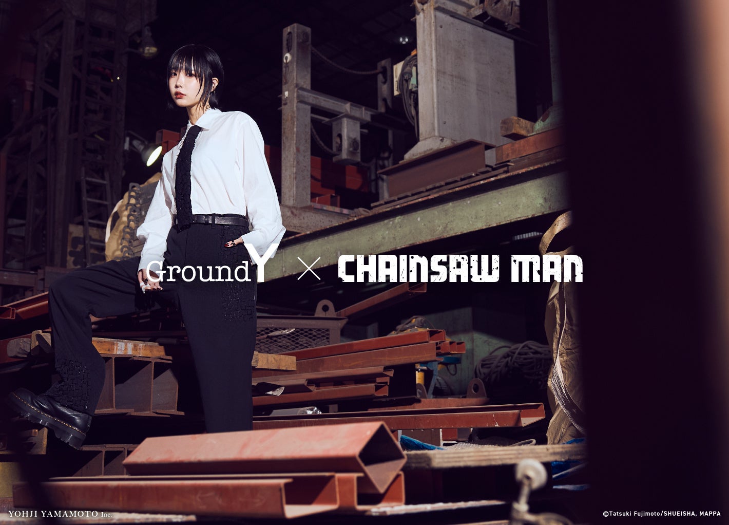 Ground Y × CHAINSAW MAN Collaborate Collection 商品情報・キービジュアル解禁