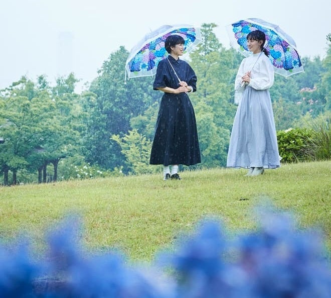 フェリシモ×YOU+MORE！ 透明傘シリーズ「雨空に咲きこぼれる紫陽花の傘」が全国17カ所で無料貸し出し