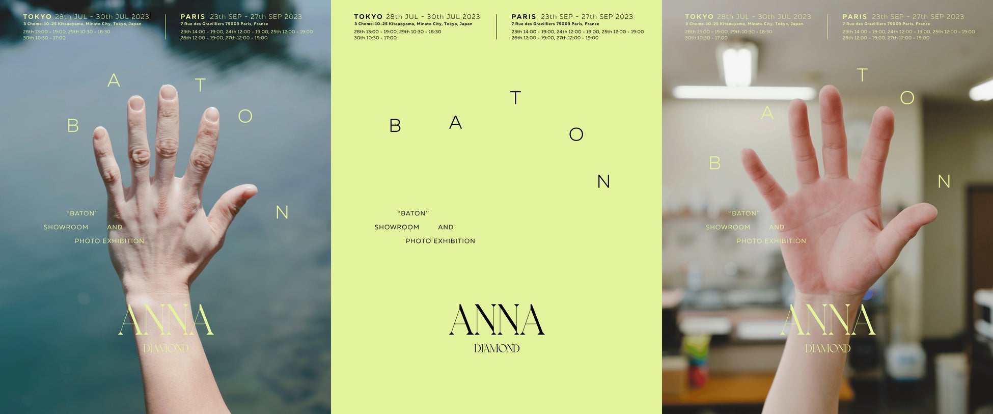 ANNA DIAMOND、東京とパリの2会場で展示会 ”BATON” を開催。