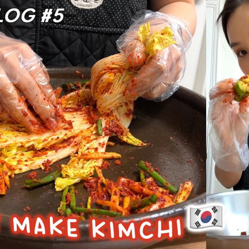 I learnt how to make kimchi in Korea