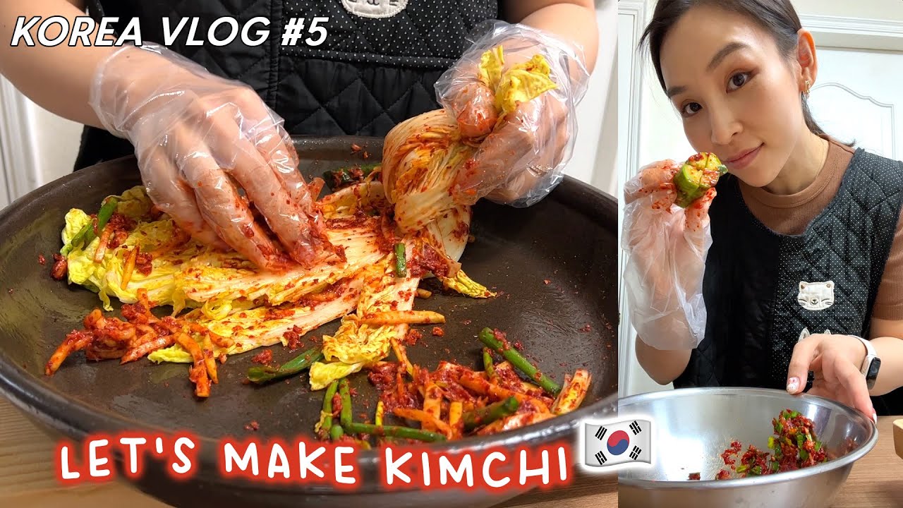 I learnt how to make kimchi in Korea