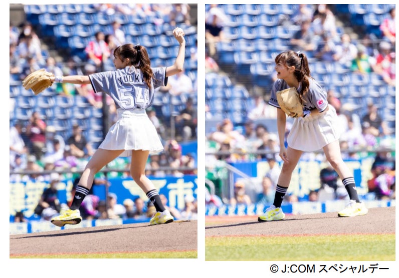 菊池 柚花さんがNPB初の始球式に挑戦一生心に残る幸せな時間！憧れのマウンドで全力投球