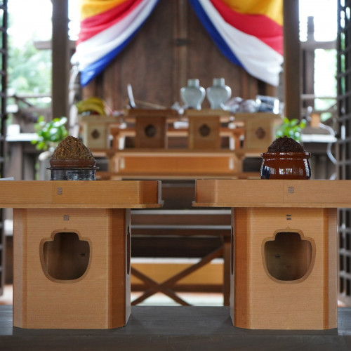 オランダと日本の味噌の「合わせ味噌結婚式」、味噌天神にて開催 /　Intimate bilateral miso mix wedding ceremony in Kumamoto, Japan.