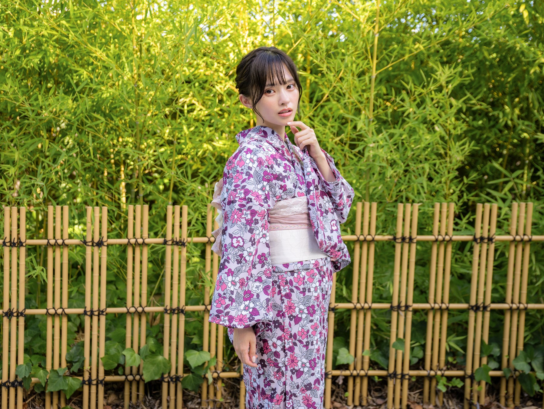 浴衣で晩夏を楽しむ！藤咲凪さん、着物レンタルVASARAで美しすぎる浴衣モデル姿を披露！