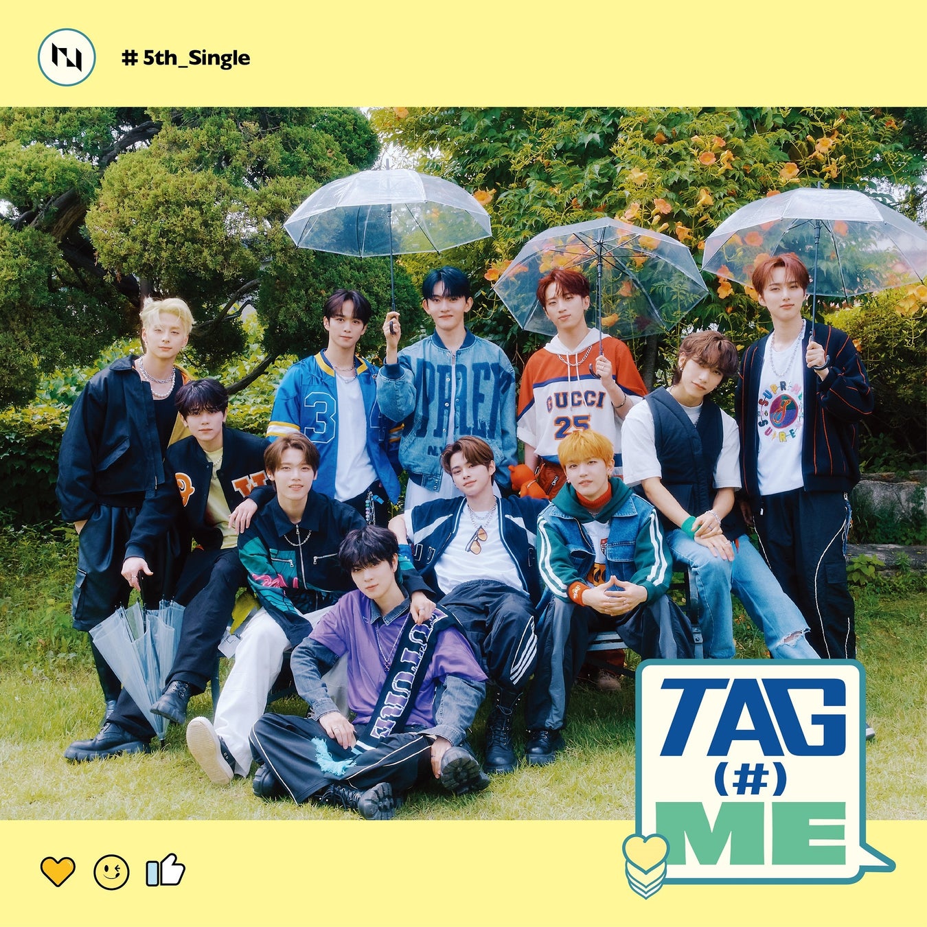 INI　10/11(水)発売 5TH SINGLE『TAG ME』CD発売に先駆け 4曲デジタル配信スタート！