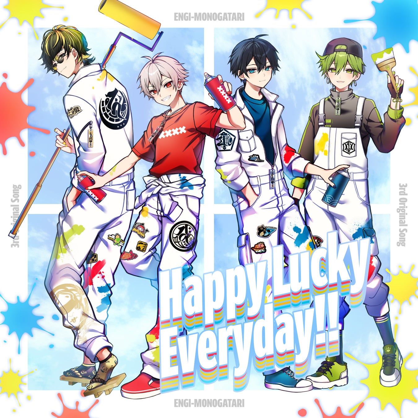 ENGI-MONOGATARI、3rdシングル「Happy Lucky Everyday!!」本日リリース＆MV公開！
