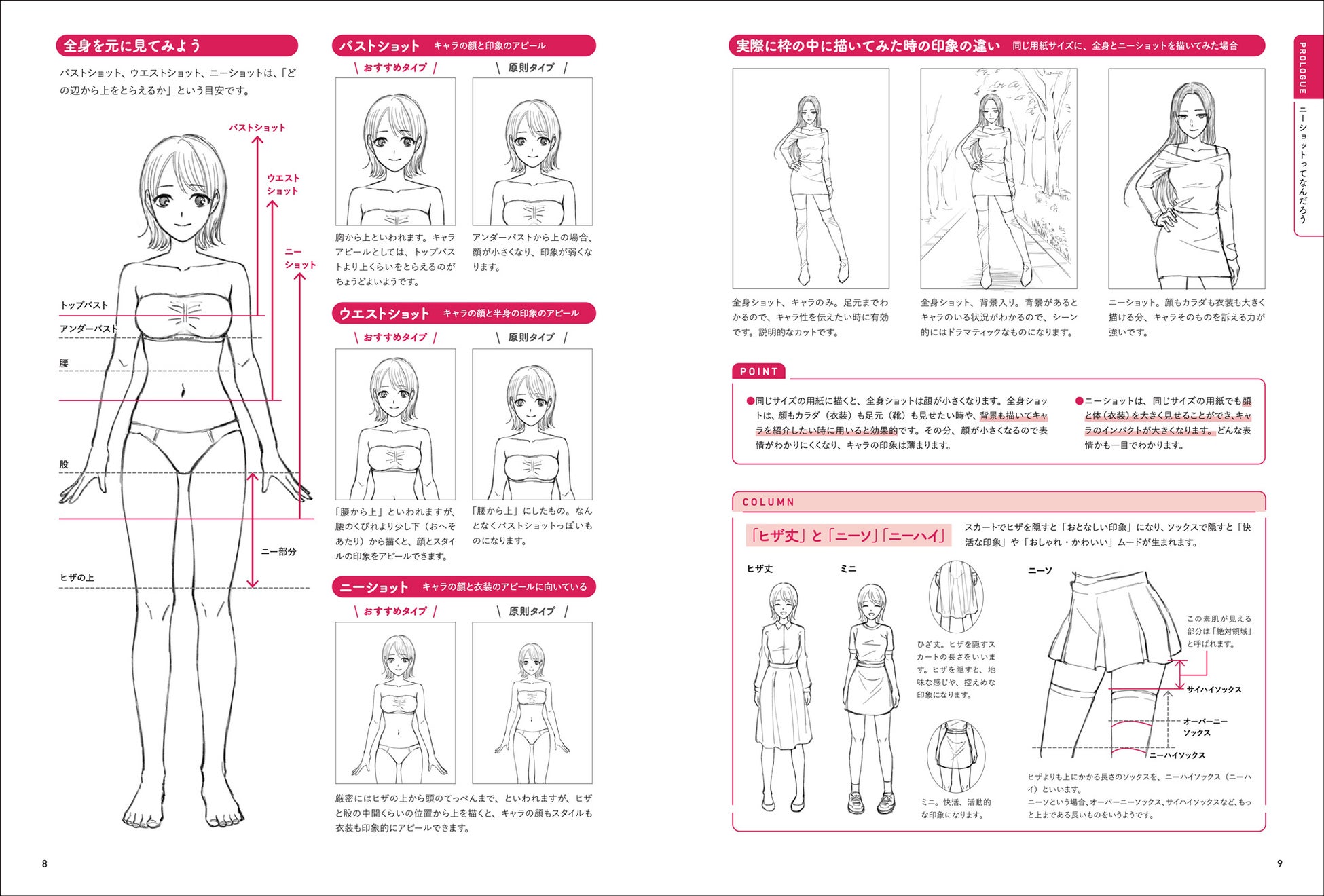 イラストが見違えるほど映える！　キャラクターを強烈にアピールする “もも上ショット” 実例満載『ニーショットの極意』12月発売