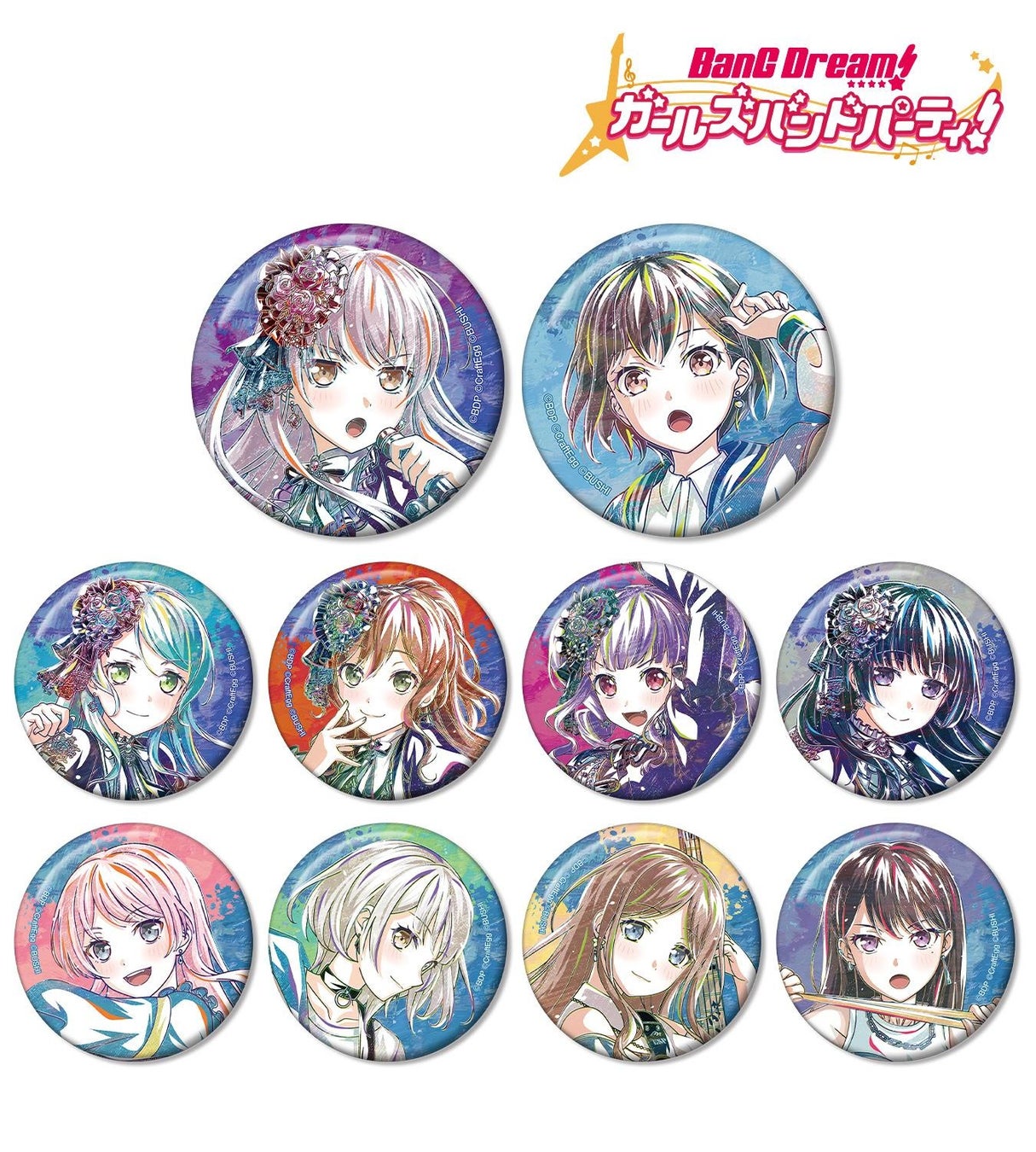 『BanG Dream! ガールズバンドパーティ！』のトレーディング Ani-Art 第5弾 アクリルネームプレートなどの受...