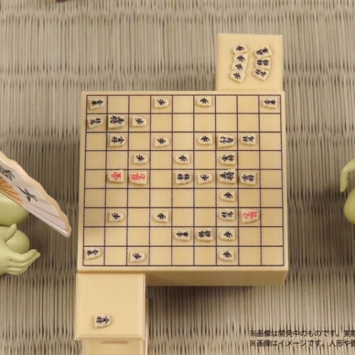 1/12スケールフィギュアサイズの小さな将棋盤セットが登場。作りやすさと、精巧さが両立した完全なる『MADE IN JAPAN』の製品。
