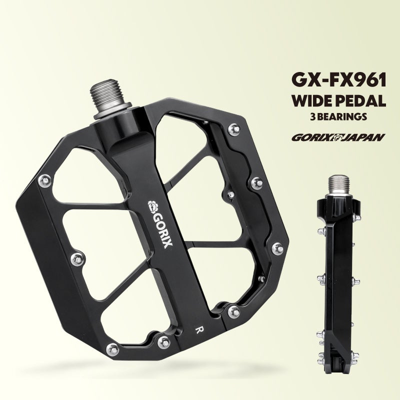 【新商品】自転車パーツブランド「GORIX」から、フラットペダル(GX-FX961)が新発売!!
