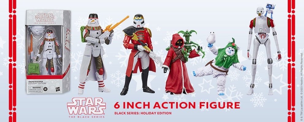 プレゼントにもぴったりな、クリスマスデザインの『スター・ウォーズ』アクションフィギュアが発売中！