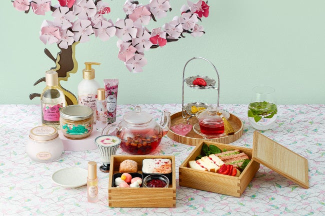 SABON VEGAN AFTERNOON TEA CAFÉ ～Sakura Bloom Collection～