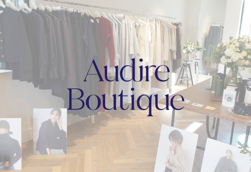 Audireが完全招待制ブティックサロン”Audire Boutique”を東京・代官山にて開催決定！