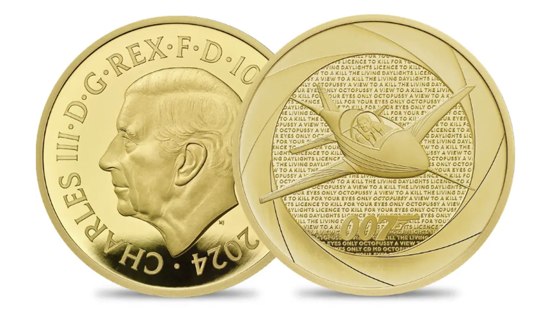 007×英国王立造幣局 名ジェット機「BD-5J」を描いたコインが発売
