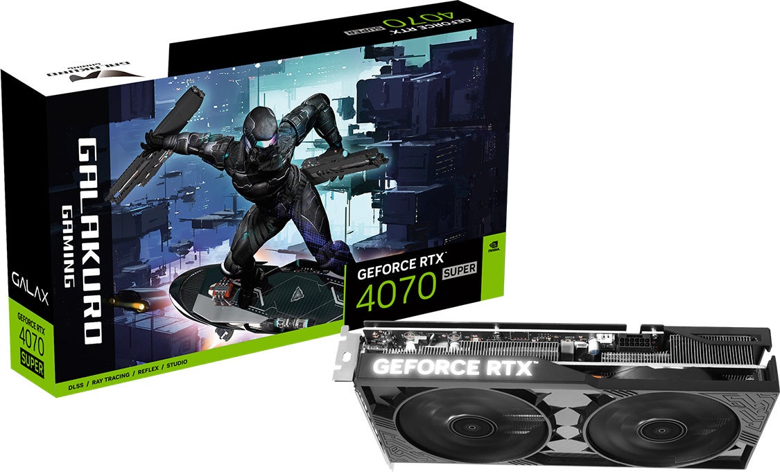【玄人志向/GALAKURO】GeForce RTX 4070 Super 2連ファン搭載グラフィックボード『GG-RTX4070SP-E12GB/DF』発売