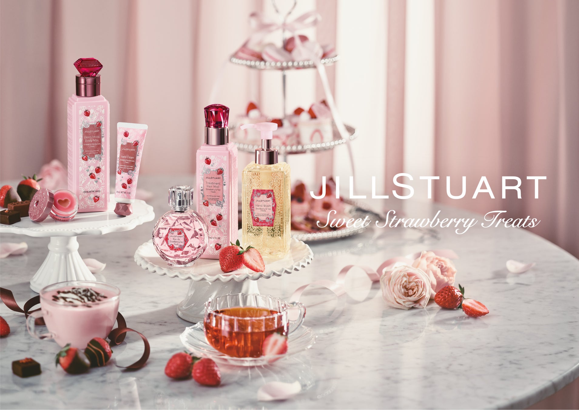 【ジルスチュアート　ビューティ】「JILLSTUART VALENTINE TREATS」をコンセプトにしたPOP UP イベントを開催。