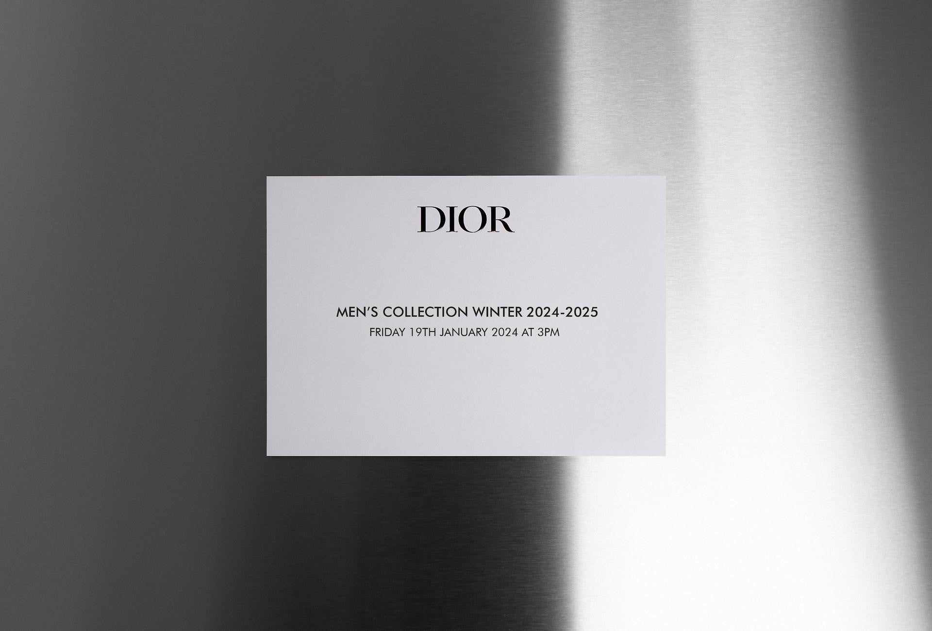 【DIOR】2024-2025年ウインター メンズ コレクション ショーをライブ配信