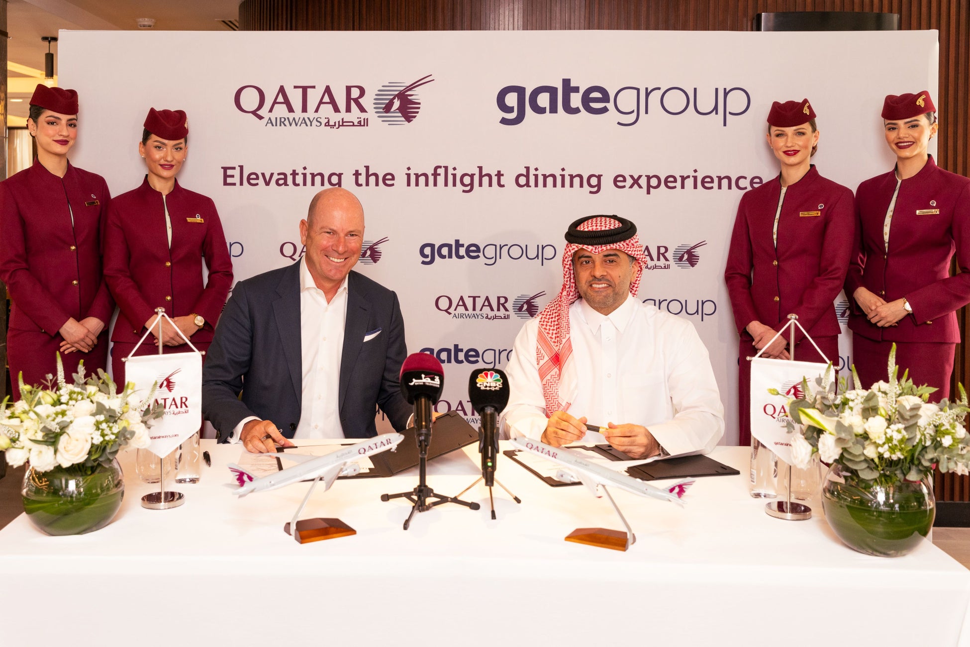カタール航空、世界的なケータリング企業「ゲートグループ」とパートナーシップを締結