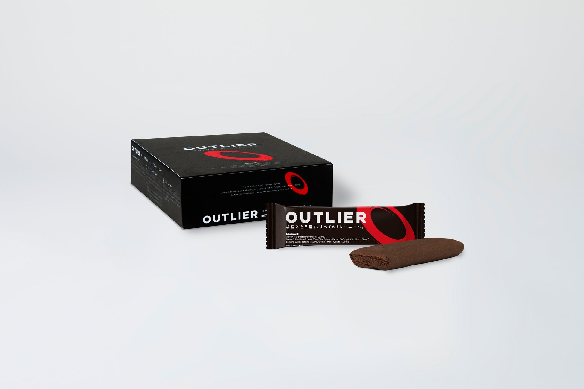 「OUTLIER v.2.0」“規格外”を目指すすべてのトレーニーへ、栄養設計を突き詰めたワークアウトバー。2年ぶりの...