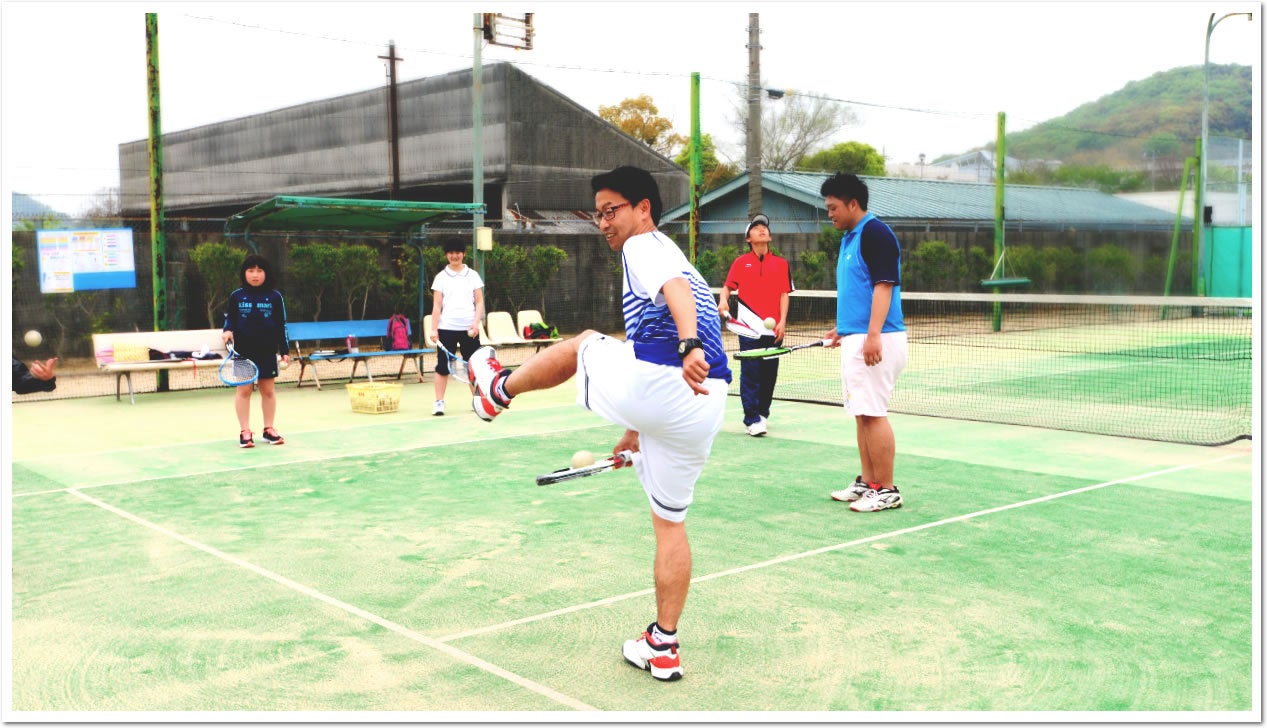 全国の中学校部活動で人気のソフトテニス