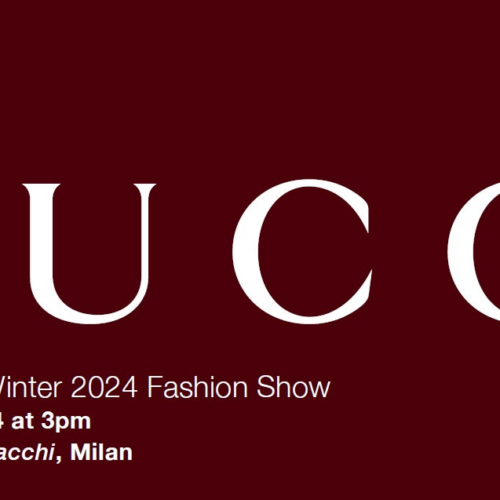 【グッチ】2月23日（金）午後11時（日本時間）サバト・デ・サルノによる WOMEN'S FW24 ファッションショーを発表
