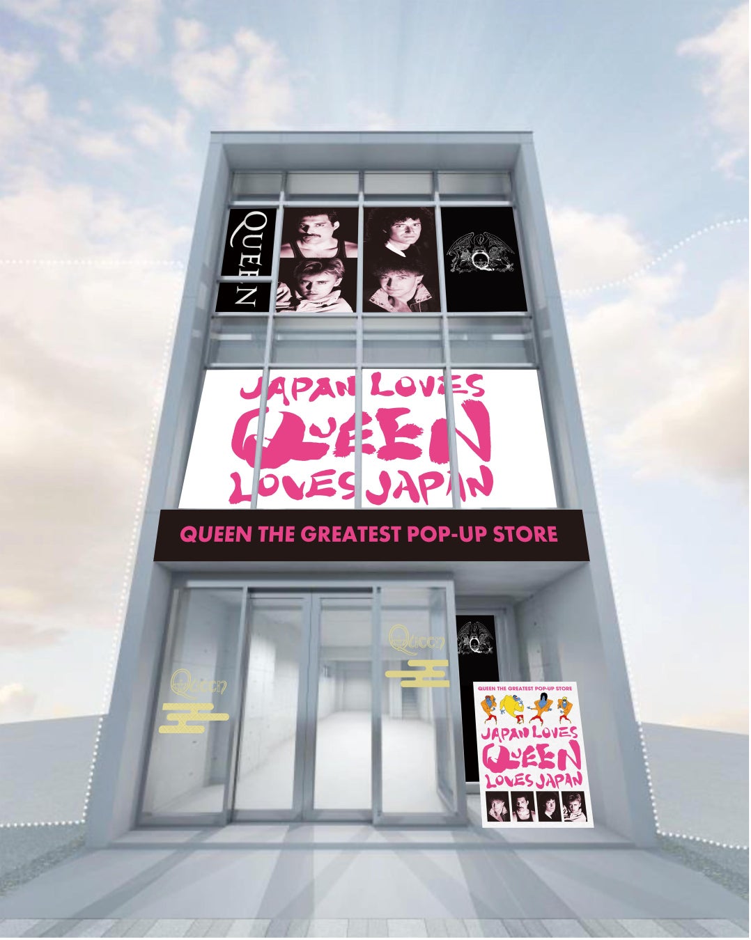 QUEEN公式ポップアップストア「QUEEN THE GREATEST POP-UP STORE」　2月3日（土）〜2月18日（日）東京・原宿...