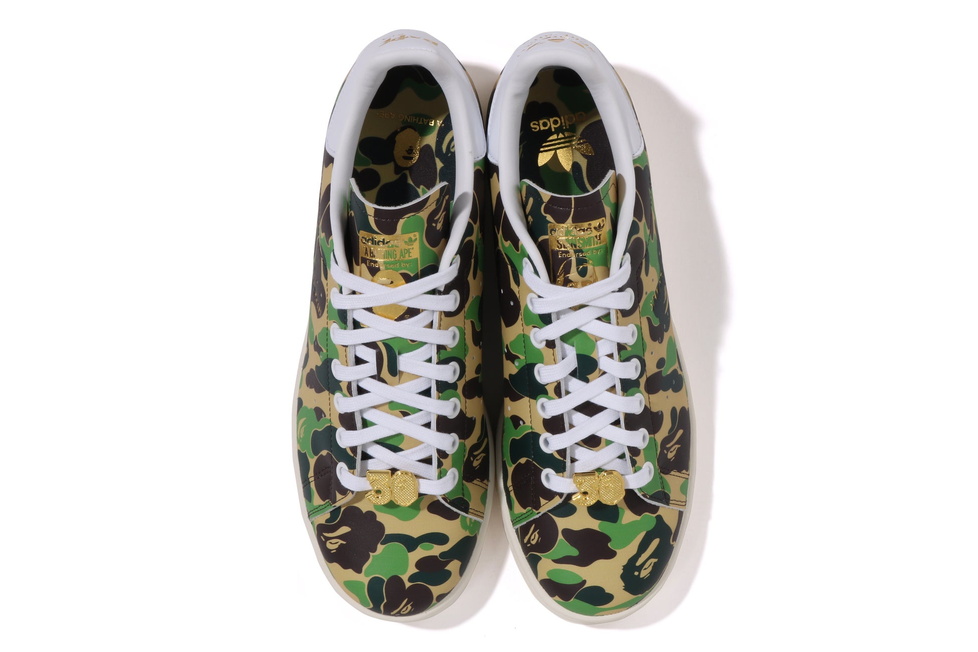 A BATHING APE® × adidas Originals STAN SMITH BAPE® "ABC CAMO"