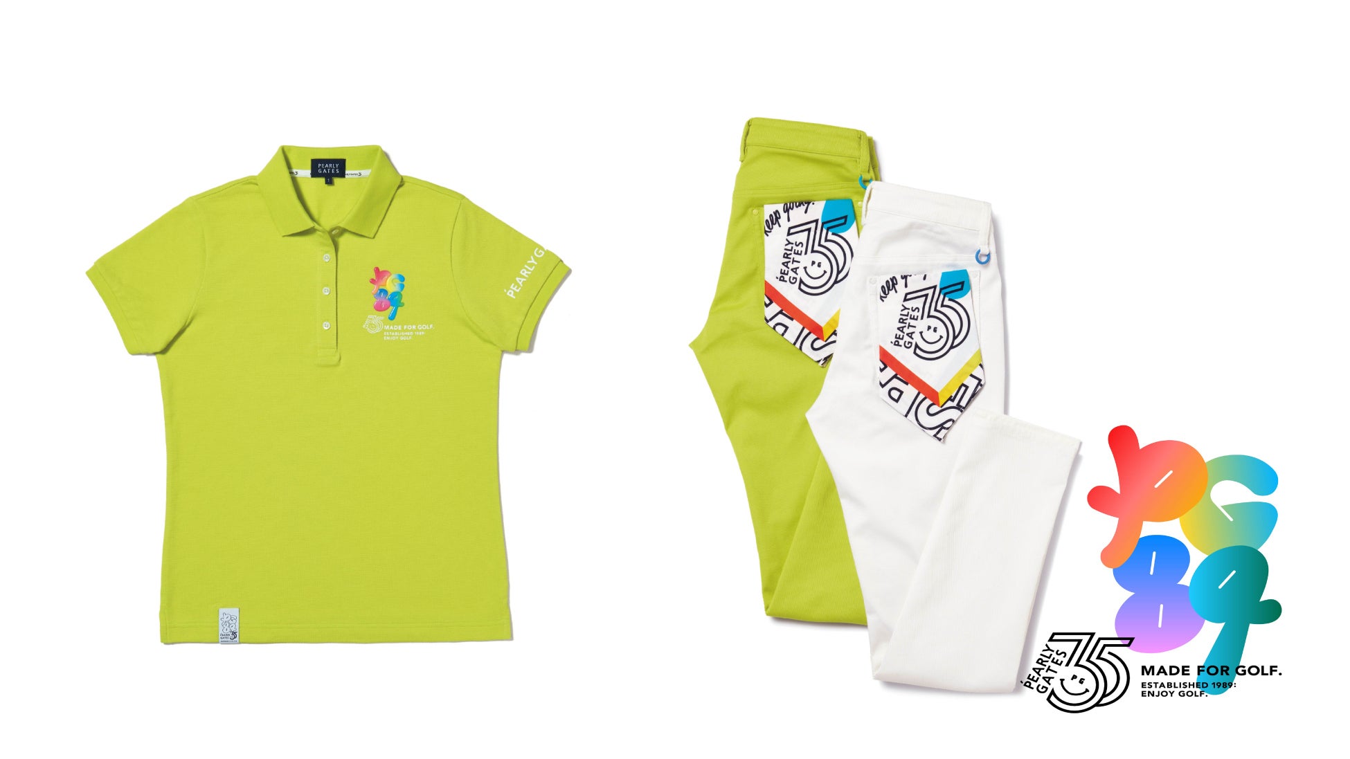 ゴルフアパレルブランド【パーリーゲイツ】ブランド設立35周年を記念したコレクションを発表！
