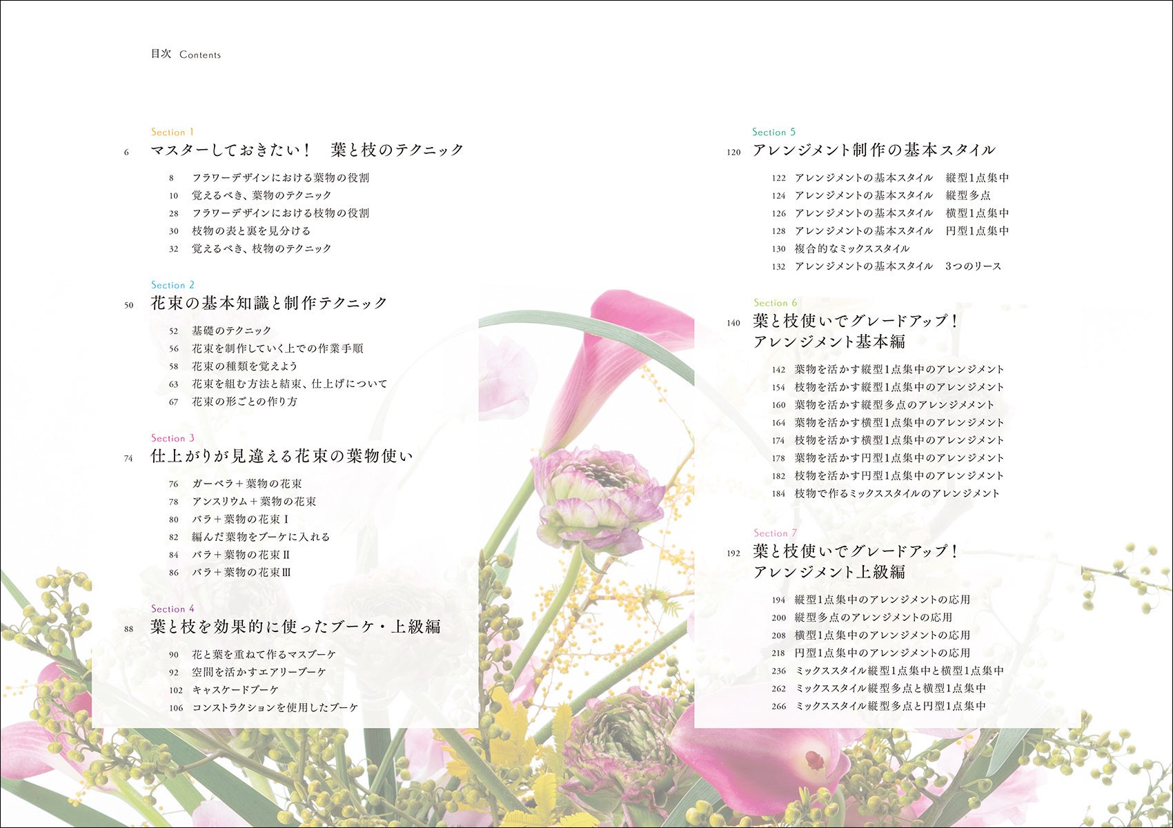 フラワーデザインを習いたい人のための、総合的な教科書が完成！