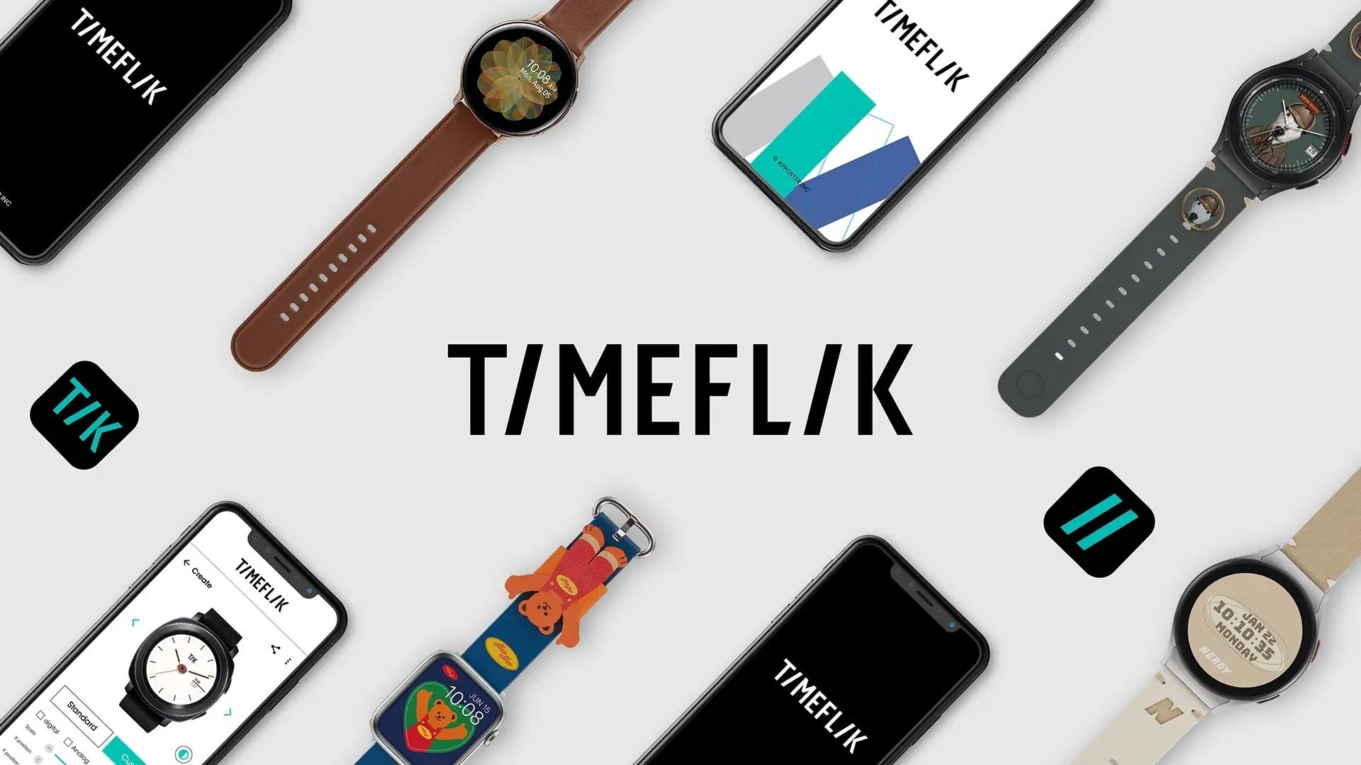 TIMEFLIK(タイムフリック)、iOS文字盤アプリの全コンテンツを無料化
