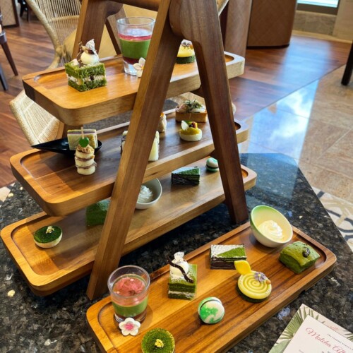 福岡県産八女茶によるザ・ツバキタワーでのマーベラス抹茶アフタヌーンティーサービス開始！