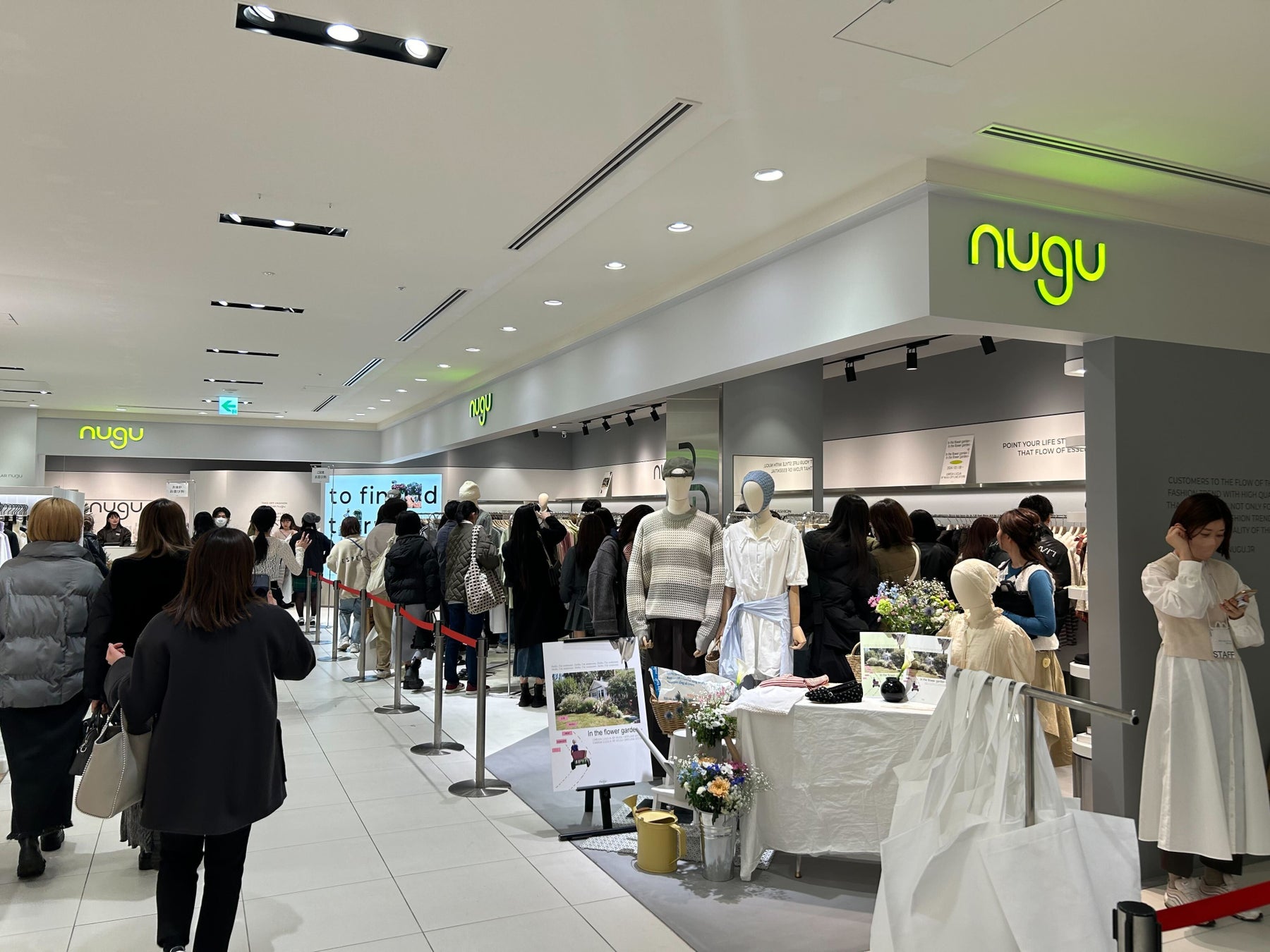 ルクア大阪に開店！大人気アパレルECプラットフォーム「nugu（ヌグ）」オフライン“第2号店”OPEN！