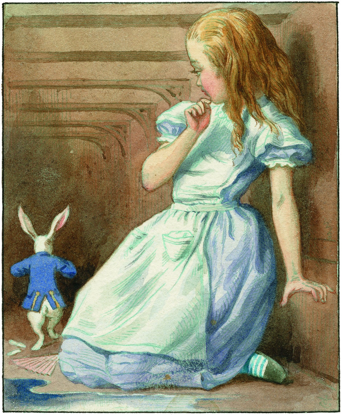 『不思議の国のアリス』挿絵　ハリー・シーカー／彩色（ジョン・テニエル原画）（1911年） © MPIL THE MACMILLAN ALICE™