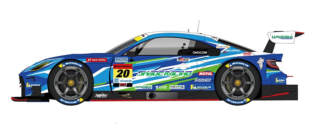 SHADE RACING SUPER GT GT300クラス※ 20号車 マシンカラーリング発表