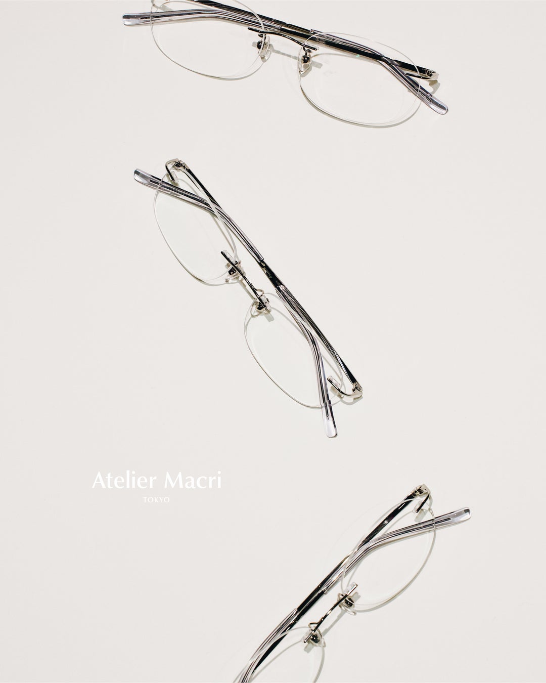 『Atelier Macri』から初のアイウェアコレクション【RIMLESS】がローンチ