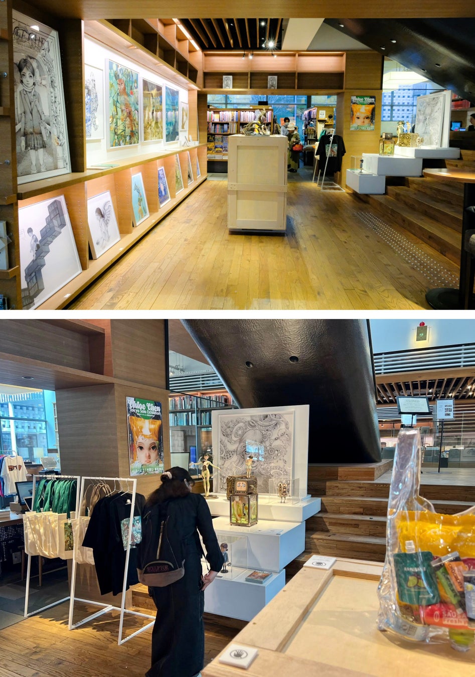 クロエ・チェンの東京・代官山での個展が開幕し、新作のアートが蔦屋書店を彩った