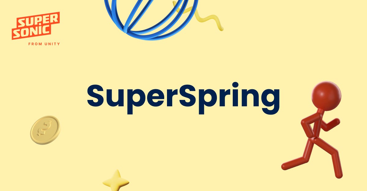 Supersonic from UnityがSuperSpringコンテストを開催、ゲーム開発を加速するリテンションプラグイン導入へ