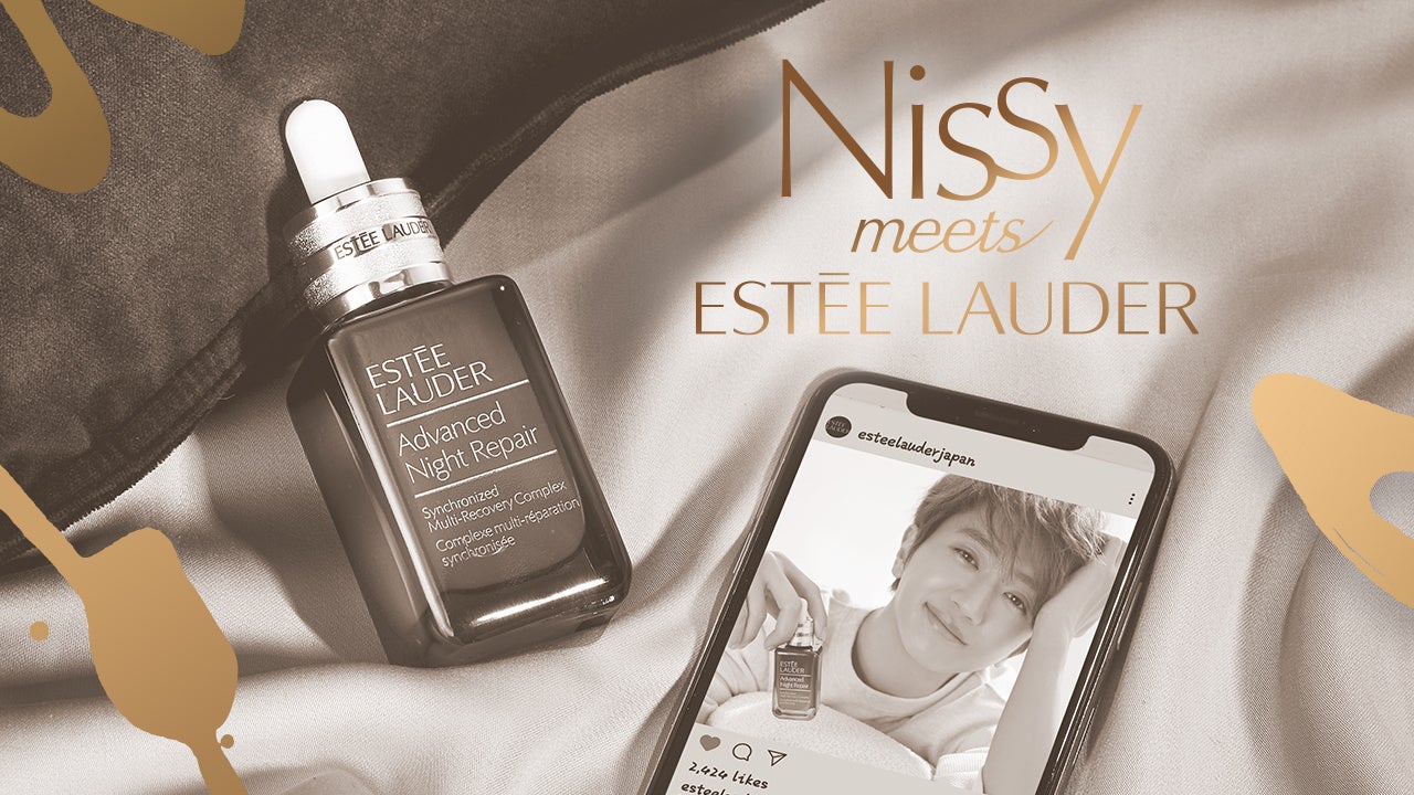 「Nissy meets ESTĒE LAUDER」リップスティック コラボ最新ビジュアルを公開！シグネチャー リップへの刻印サ...