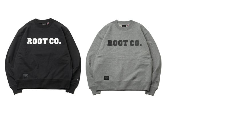 ROOT CO.定番「PLAY UTILITY BACK POCKET」シリーズより、「Crewneck Sweat」「Sweat Hoodie」2024モデル販売...