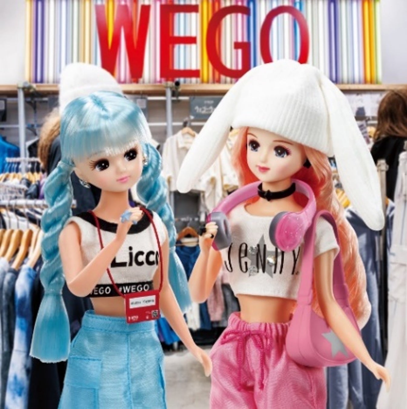 復活で話題の「ジェニー」とコラボ！「#Licca #WEGO　リカ」「#Licca #WEGO　ジェニー」発売！