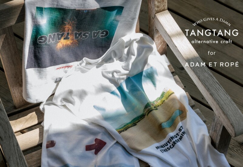 TANGTANGがADAM ET ROPÉのためだけに別注制作したフォトデザイン・グラフィックデザインのTシャツ4型が発売！