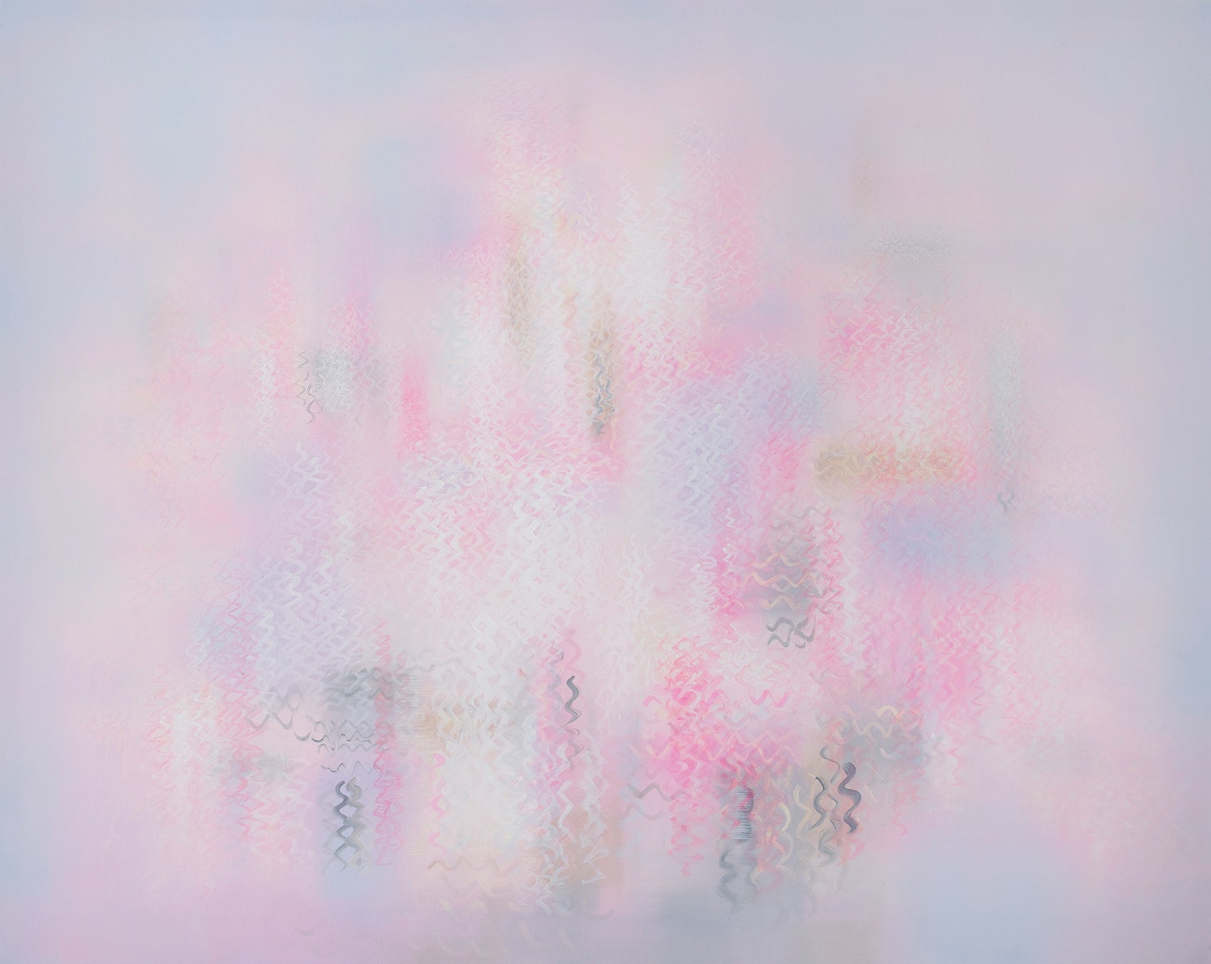 「桜の時空ヌード・即（182）」130.3×162.0㎝　油彩・キャンバス　2024年