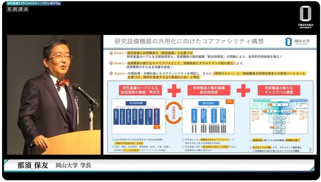 【岡山大学】岡山大学シンポジウム「チーム共用による技術職員組織構築の過去・現在・未来」の開催動画を公開...