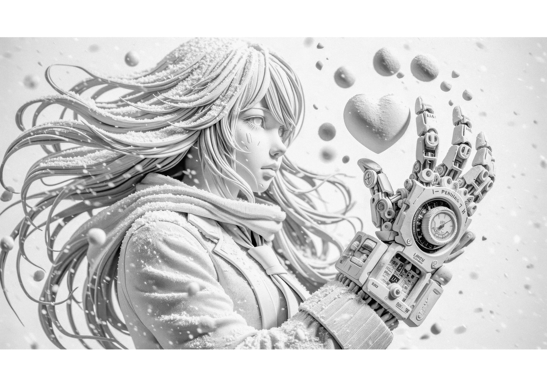 澤村徹AIアート展「突撃恋愛少女」を4月2日（火）より新宿マルイ本館で開催