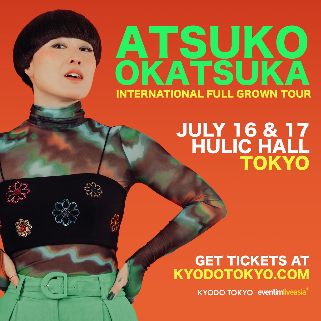 ATSUKO OKATSUKA INTERNATIONAL FULL GROWN TOUR 前回の来日での大反響を受けアンコール公演を開催決定!