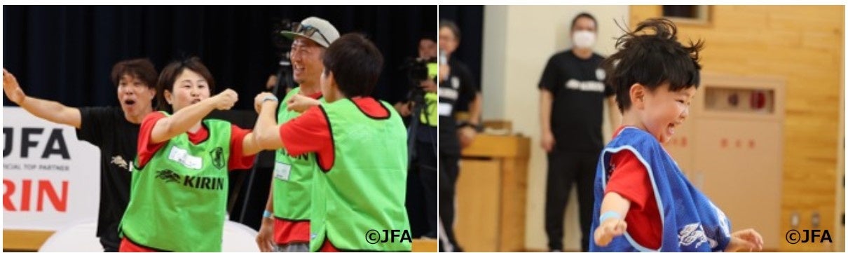 JFA×キリン共催〜⾛らないサッカーで被災地に笑顔や“つながるよろこび”を〜「JFA・キリン ビッグスマイルフィ...