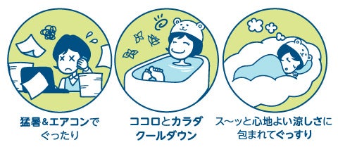 寝苦しい夜もスーッと気持ちいい！オヤスミ前の入浴料『睡眠美容 安眠ちゃん クールミントの香り』が新登場