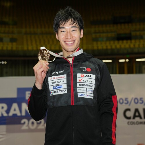 【フェンシング】男子エペ グランプリ大会(コロンビア／カリ)で加納虹輝が金メダル獲得